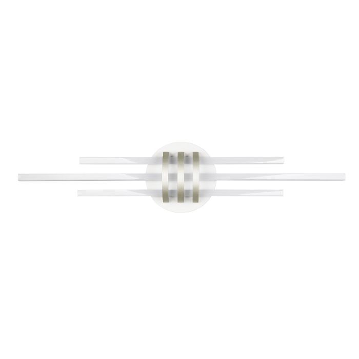 Witte plafonnière modern, Saloua, 20W, 4000K LED, 3-staps dimbaar