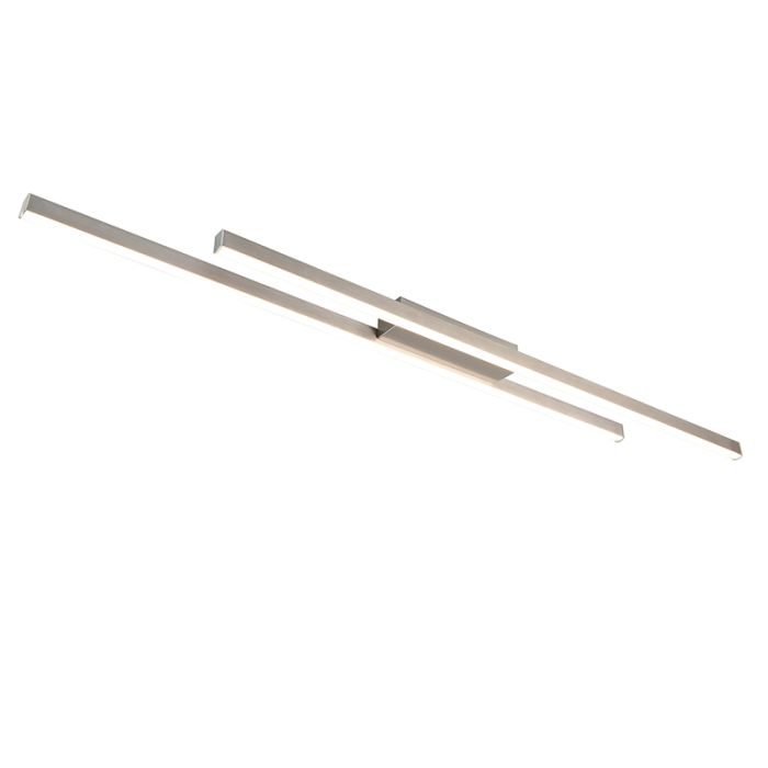 Nikkelen plafonnière modern, Sangeeta, 22W, 3000K LED