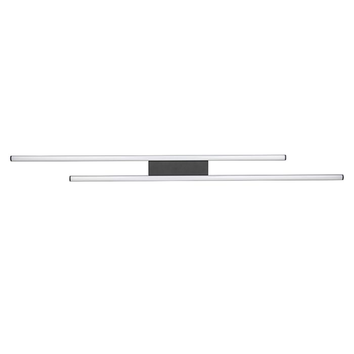Zwarte plafonnière modern, Sangeeta, 22W, 3000K LED
