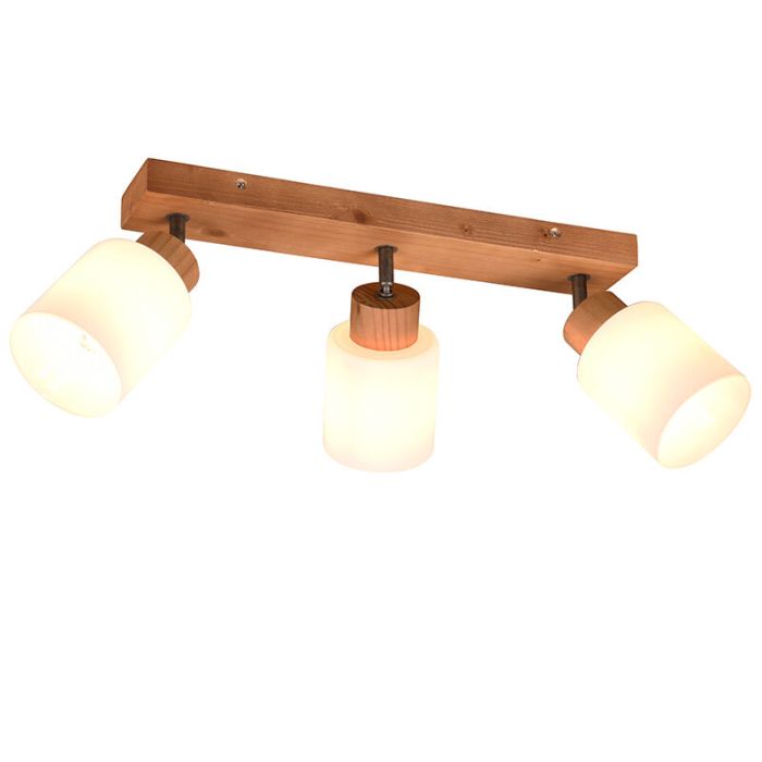 Houten plafondspot bruin, Myron