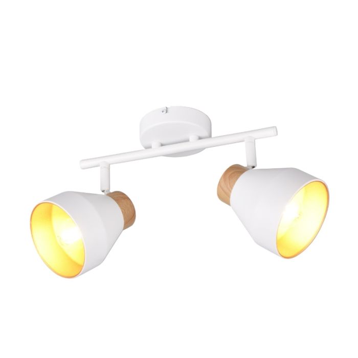 Witte plafondspot modern, Riette