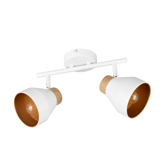 Witte plafondspot modern, Riette