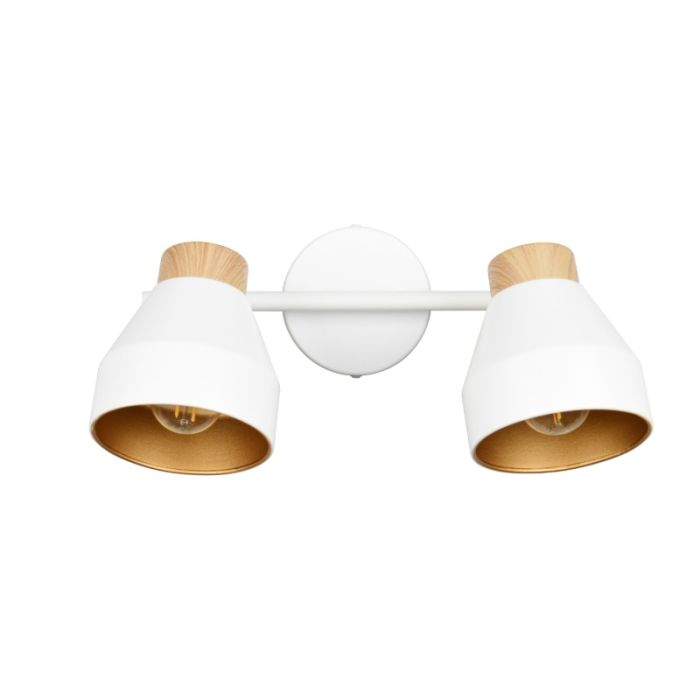 Witte plafondspot modern, Riette