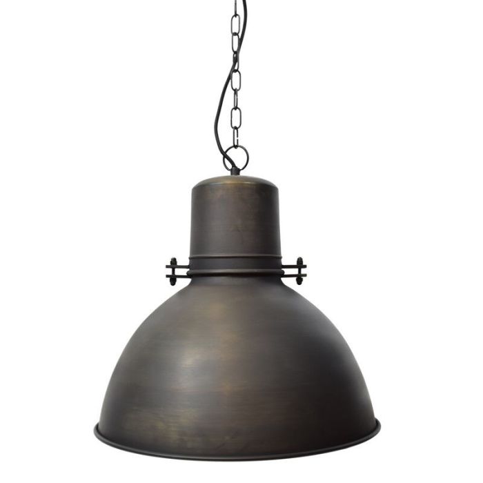 Donker roestige hanglamp Bradon