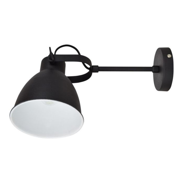 Industriële wandlamp zwart, Locker