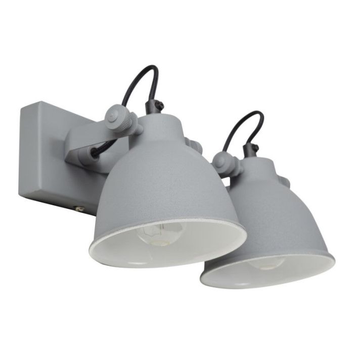 Industriële wandlamp grijs, Redon