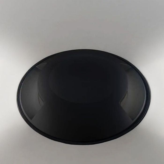 Zwarte grondspot Marcus (2 stralen), kunststof, IP67, 1W, 6500K