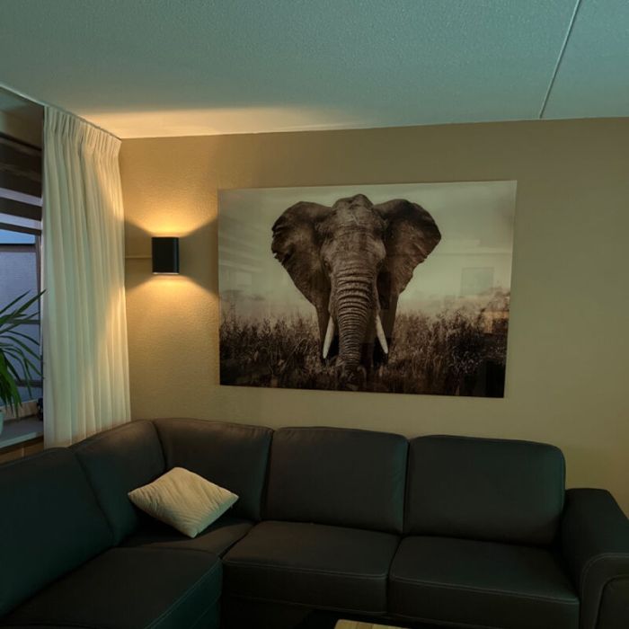 Zwarte wandlamp Rodigo - Modern