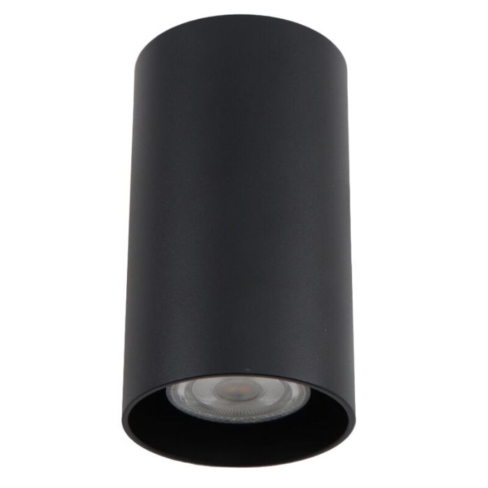 Zwarte wandlamp Friso, zwart