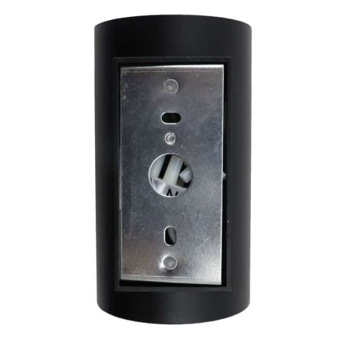 Zwarte wandlamp Friso, zwart
