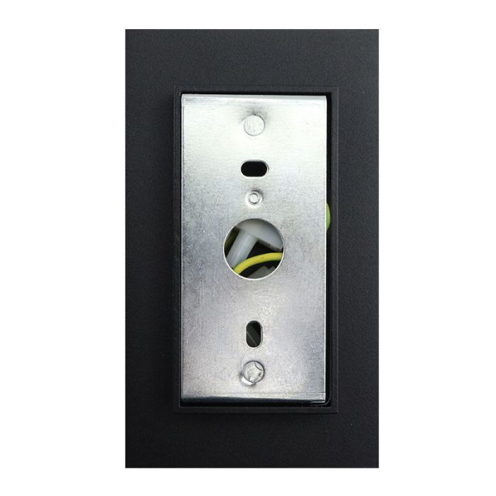 Zwarte wandlamp Friso, zwart