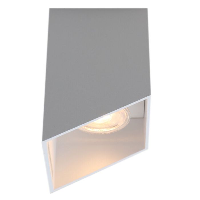 Aluminium opbouwspot Neva, wit