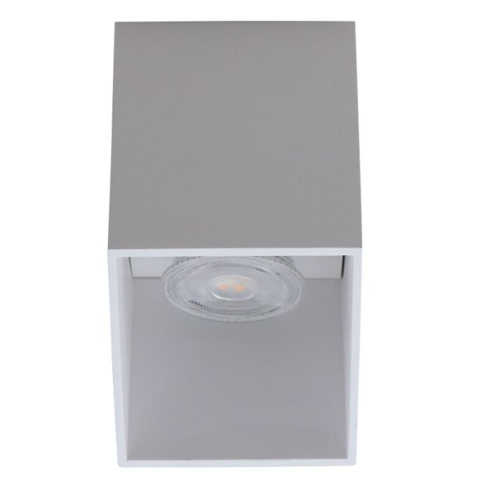 Aluminium opbouwspot Neva, wit