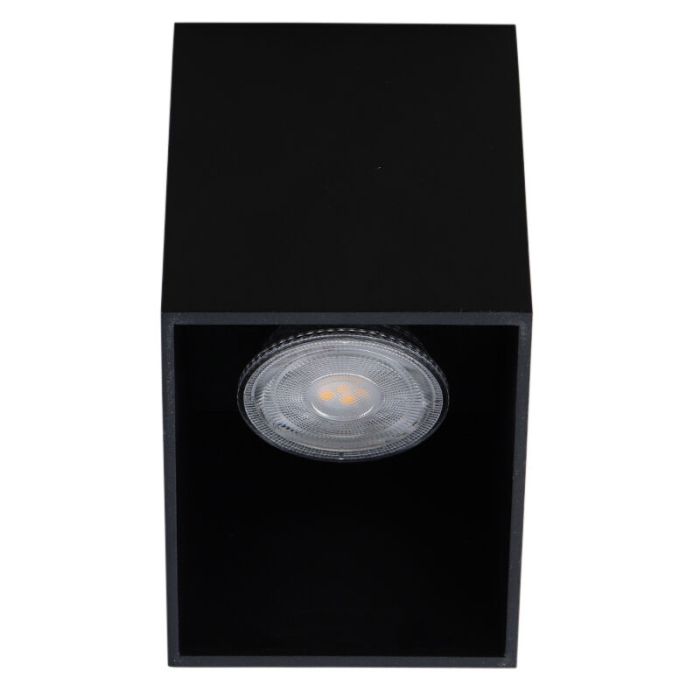 Aluminium opbouwspot Neva, zwart