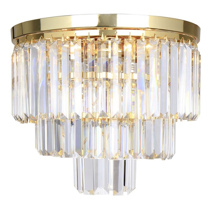 Design plafondlamp goud, Kajol