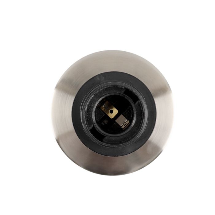 Rima plafondfitting met ring chroom, E27