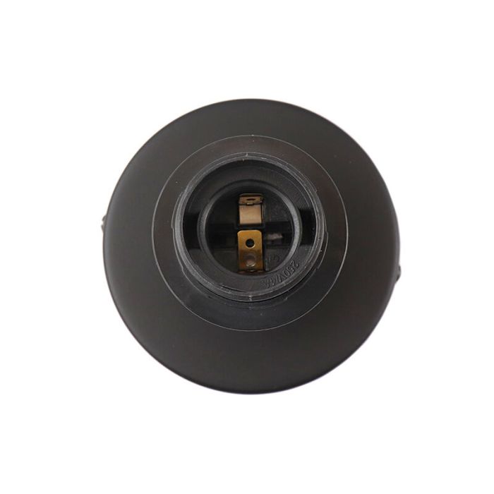 Rima plafondfitting met ring zwart, E27