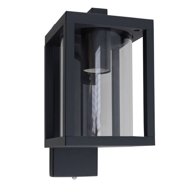 Olucia - Moderne Buiten Wandlamp Met Schemersensor R Transparant 900127479 Olucia - Moderne Buiten Wandlamp Met Schemersensor R Transparant 900127479
