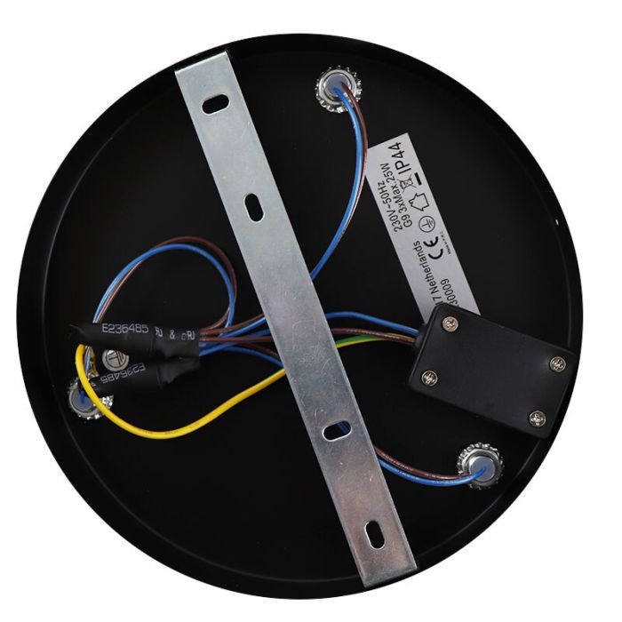 Badkamer plafondlamp CLEO 4xE27/24W/230V diameter 50 cm koper IP54