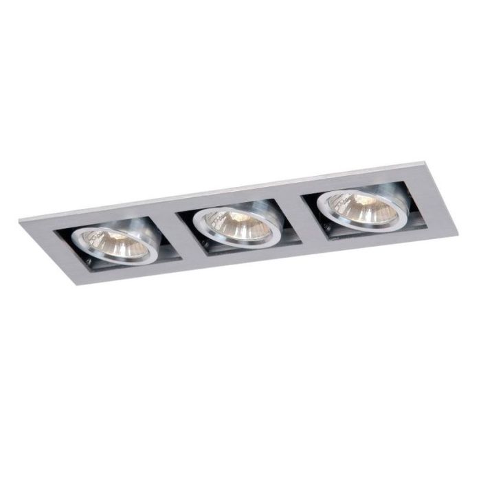 Aluminium inbouwspot chroom, Chimney