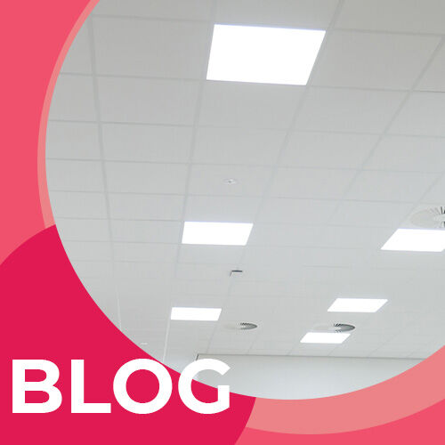 LED panel light color guide