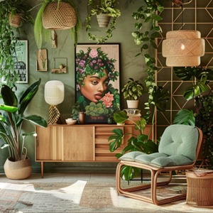 Botanisch interieur