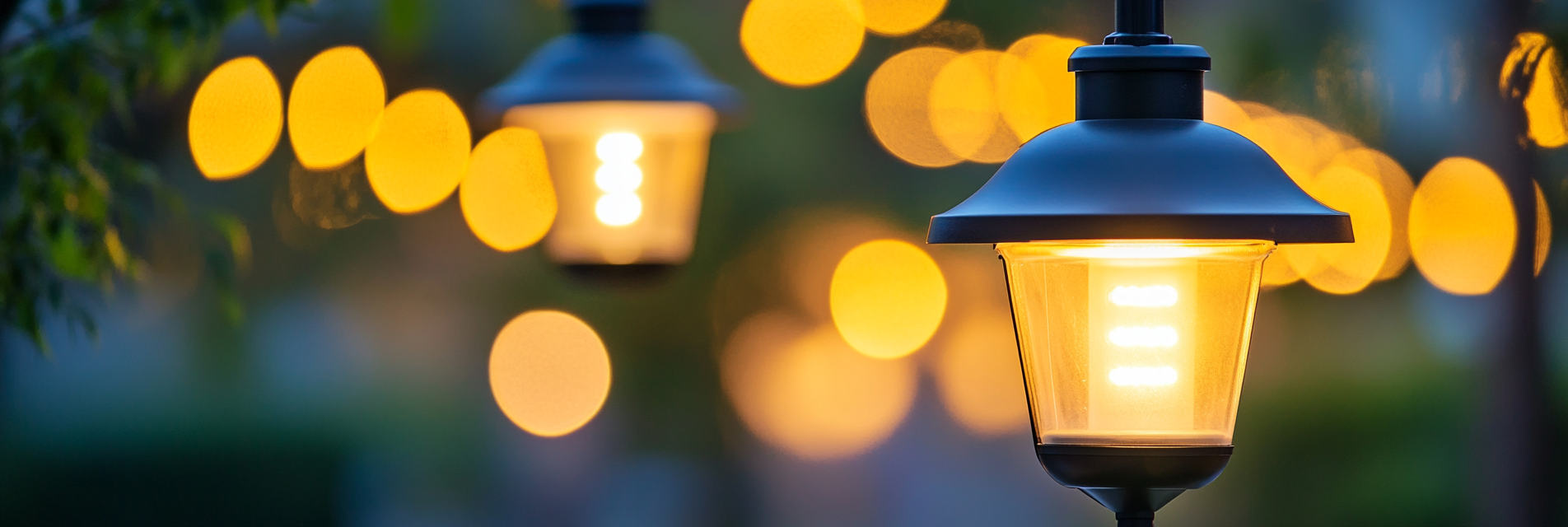 Buitenlampen met sensor voor veiligere verlichting