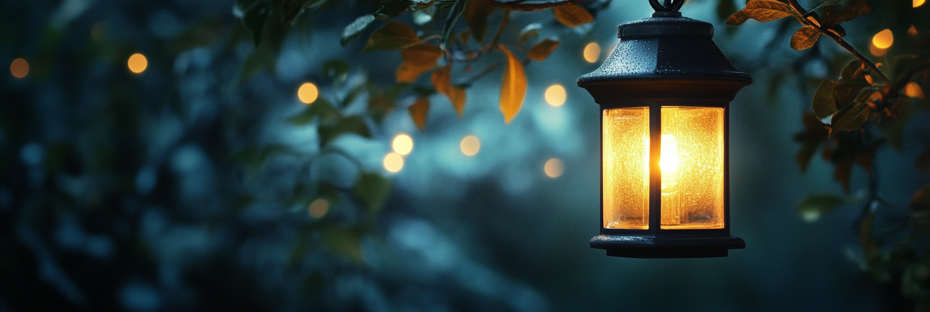 De aantrekkingskracht van clusterverlichting buiten