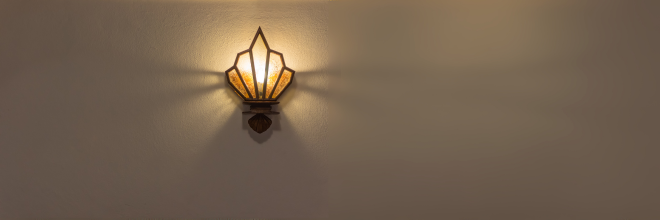 Wandlamp met snoer