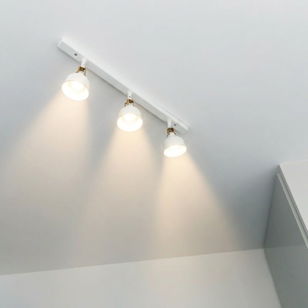 Stroom inschakelen en lamp testen